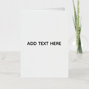 Carte De Vacances En Aluminium Minimaliste Blanc Élégant pour Toutes les Occasion
