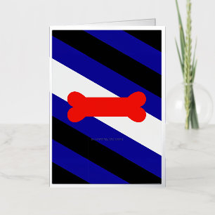 Carte De Vacances En Aluminium SlipperyJoe's Puppy Play Pride drapeau fétiche LGB