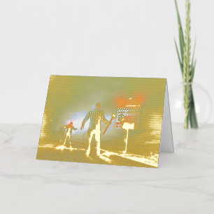 Carte De Vacances En Aluminium SlipperyJoe's risque d'infection apocalyptique Hal