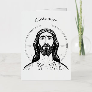 Carte De Vacances En Aluminium Thunder_Cove de Jésus-Christ