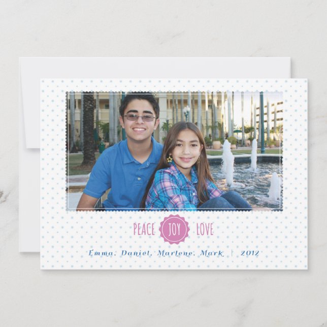 Carte de vacances famille (Devant)