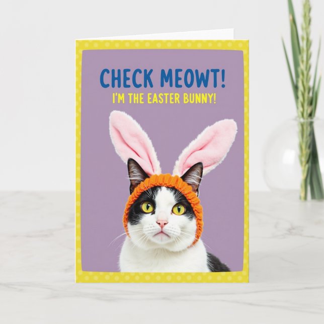 Carte de vacances Feline Friend (Devant)