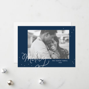 Carte de vacances festive avec confettis joyeux