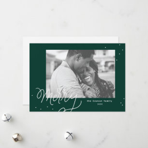 Carte de vacances festive avec confettis joyeux