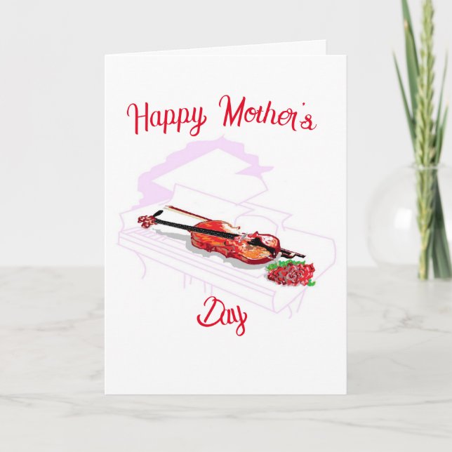 Carte de vacances : Fête des mères (Devant)