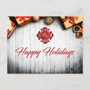 Carte de vacances Firefighter