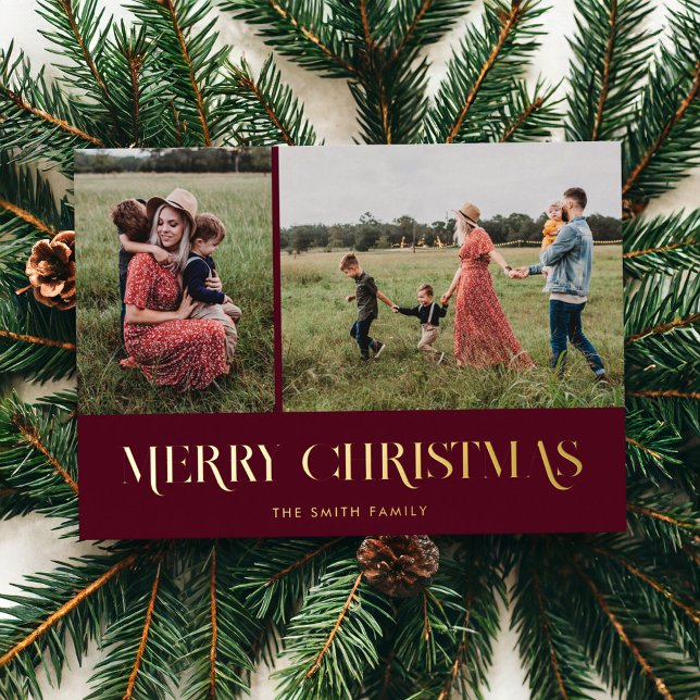 Carte de vacances Foil (Créateur téléchargé)