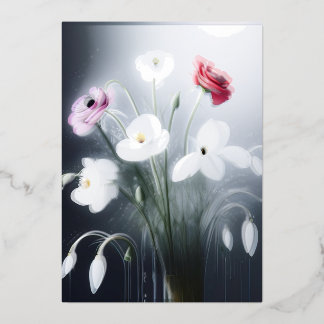 Carte de vacances Foil