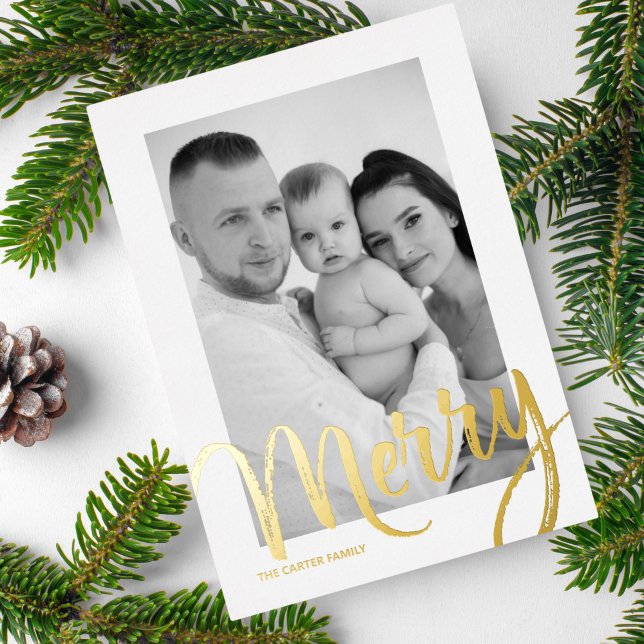 Carte de vacances Foil Skis Neige (Créateur téléchargé)