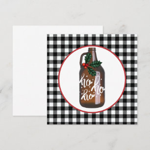 Carte de vacances Fun Growler & carreaux de Buffal