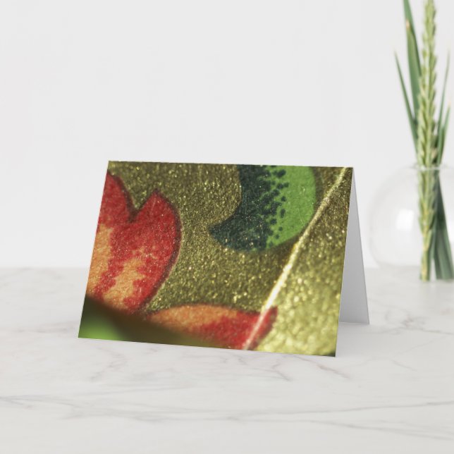 Carte de vacances, grues de papier (Devant)