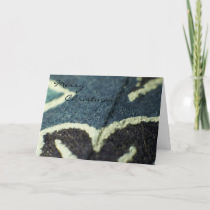 Carte de vacances, grues de papier