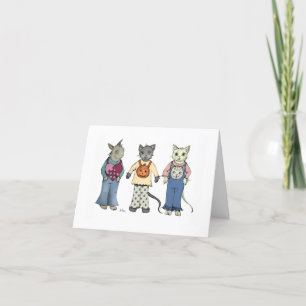 Carte de vacances Halloween Friends