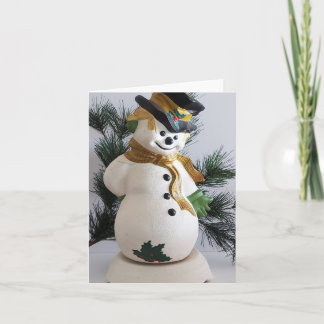 Carte de vacances hivernale