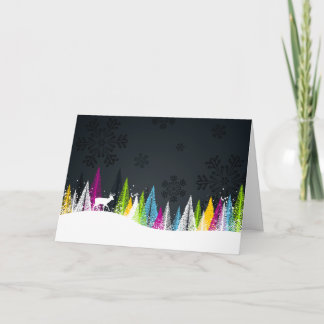 Carte de vacances hivernales