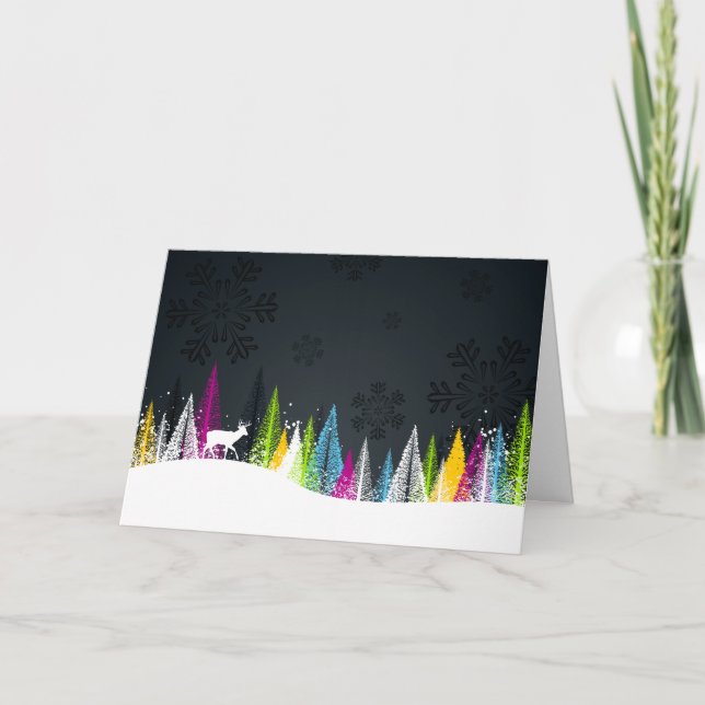 Carte de vacances hivernales (Devant)