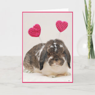 Carte de vacances Hoppy Valentine's Day