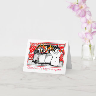 Carte de vacances - Il va falloir une plus grande