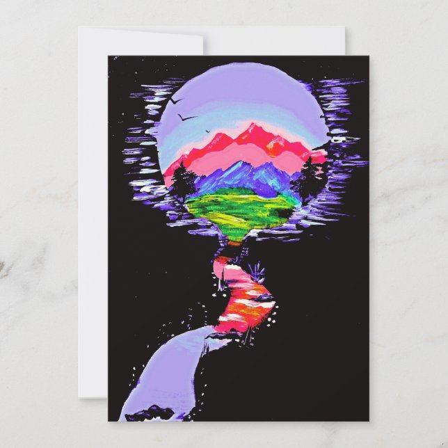 Carte de vacances "Imaginaire Haven" (Devant)