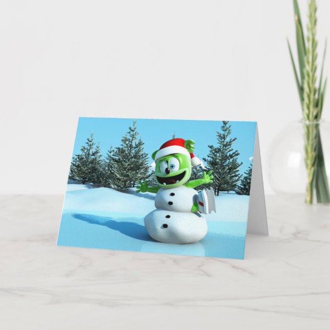 Carte de vacances joyeuse Gummibär (Devant)
