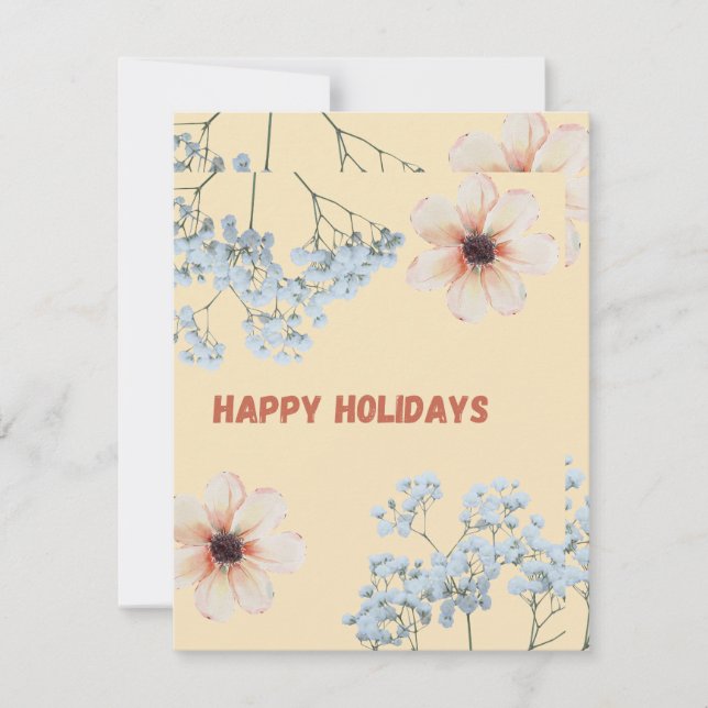 Carte de vacances joyeuses (Devant)