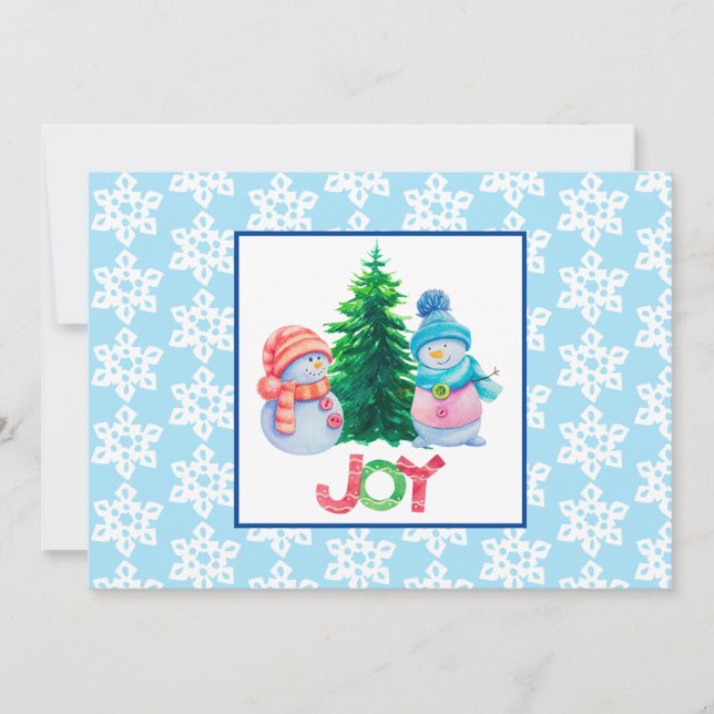 Carte de vacances Joyeux Noël (Devant)