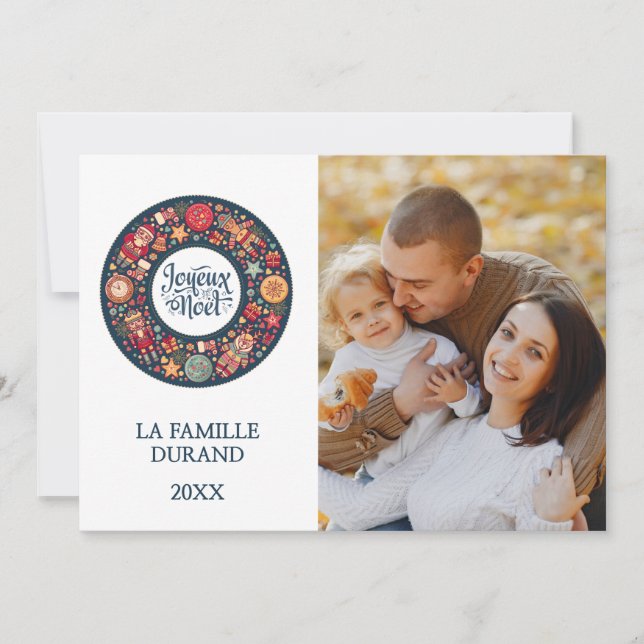 Carte de vacances Joyeux Noel (Devant)