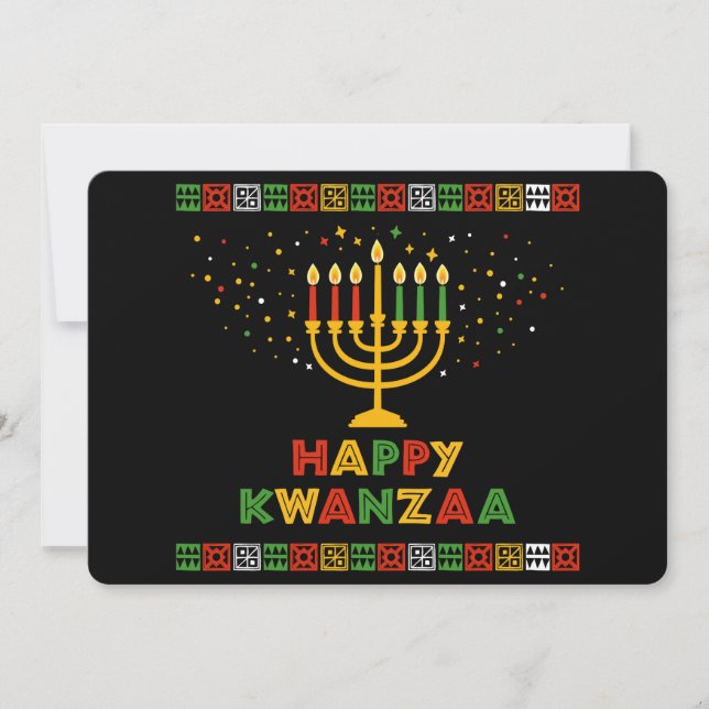 Carte de vacances Kwanzaa (Devant)