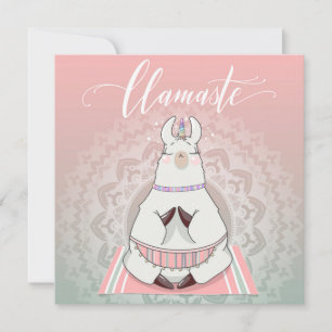 Carte de vacances lama