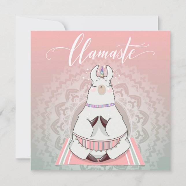 Carte de vacances Llama (Devant)