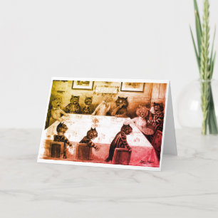 Carte de vacances Louis Wain