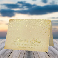 Collection Vintage de Mariage Glam Gold Confetti
