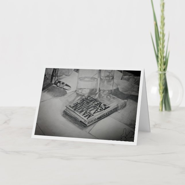 Carte De Vacances Métallisée Faire vivre les Beaux-Arts (Recto)