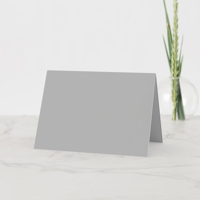 Carte De Vacances Métallisée Gris clair #C1C1C1, Kangourou (Recto)