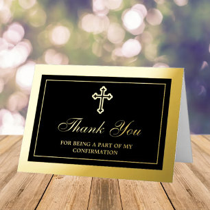 Carte De Vacances Métallisée Holy Cross Communion Or Confirmation Thank You