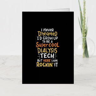 Carte De Vacances Métallisée Je N'Ai Jamais Rêvé Que Je Croirais Devenir Un Sup