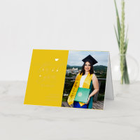 Merci de graduation moderne Black Gold Script