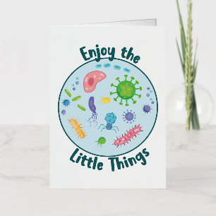 Carte De Vacances Métallisée Profitez des petites choses amusantes Biologie