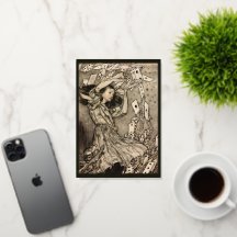 Rackham's Alice au pays des merveilles plié vintag