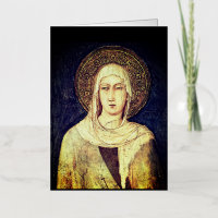 Saint Clare d'Assise par Simone Martini