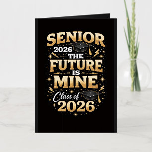Carte De Vacances Métallisée Senior 2026 – Mon avenir est à moi