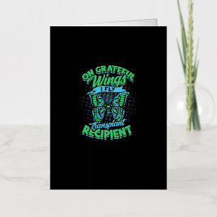 Carte De Vacances Métallisée Sur les ailes reconnaissables, je fais voler le re