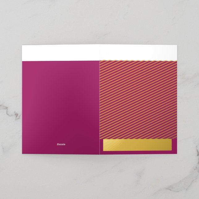 Carte De Vacances Métallisée Un dégradé dynamique de transitions de couleurs (Mise à l'extérieur)