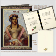 Victorian of Color Foil Greeting Card