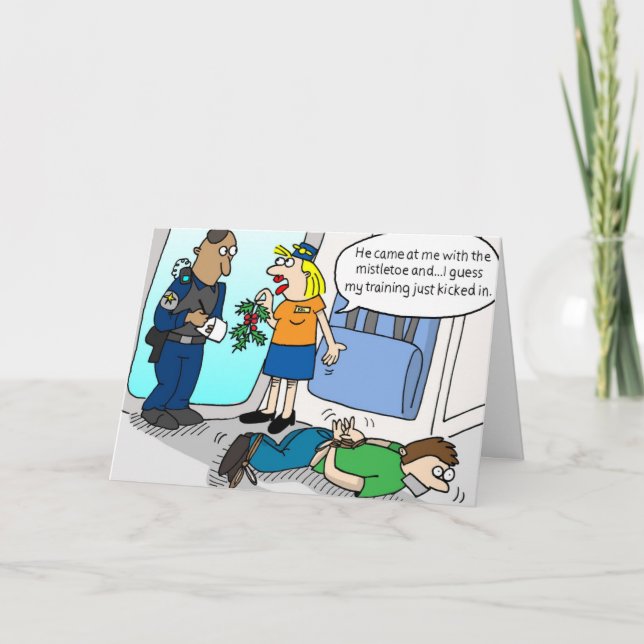 Carte de vacances Mistletoe (Devant)