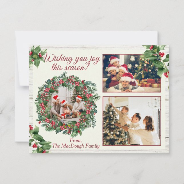 Carte de vacances Mistletoe Flat (Devant)