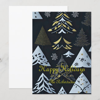 Carte de vacances moderne et élégante