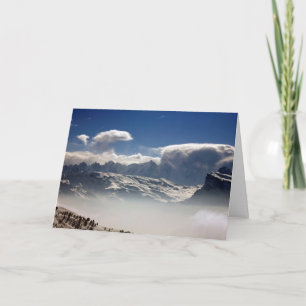 Carte de vacances Mont Blanc France