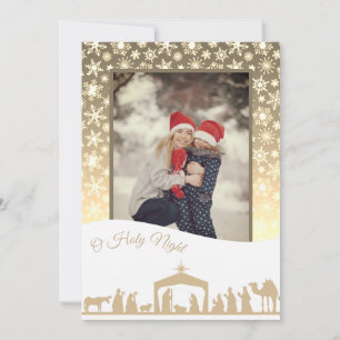 Carte de vacances Nativité