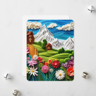 Carte de vacances nature